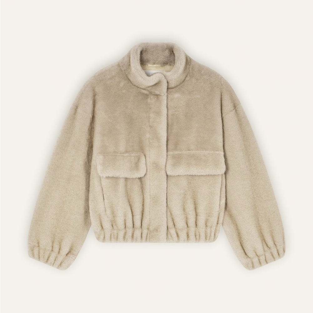 ba&sh “Paros” Faux Fur Jacket – Size 0